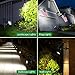 JSOT Solar Spot Lights Outdoor, 600LM Outdoor Spotlight Waterproof Landscape Lighting, Solar Garden Decor Lamp Wall Light for Yard Pathway Path Driveway Pool Backyard Decorative(Cool White 2 Pack)