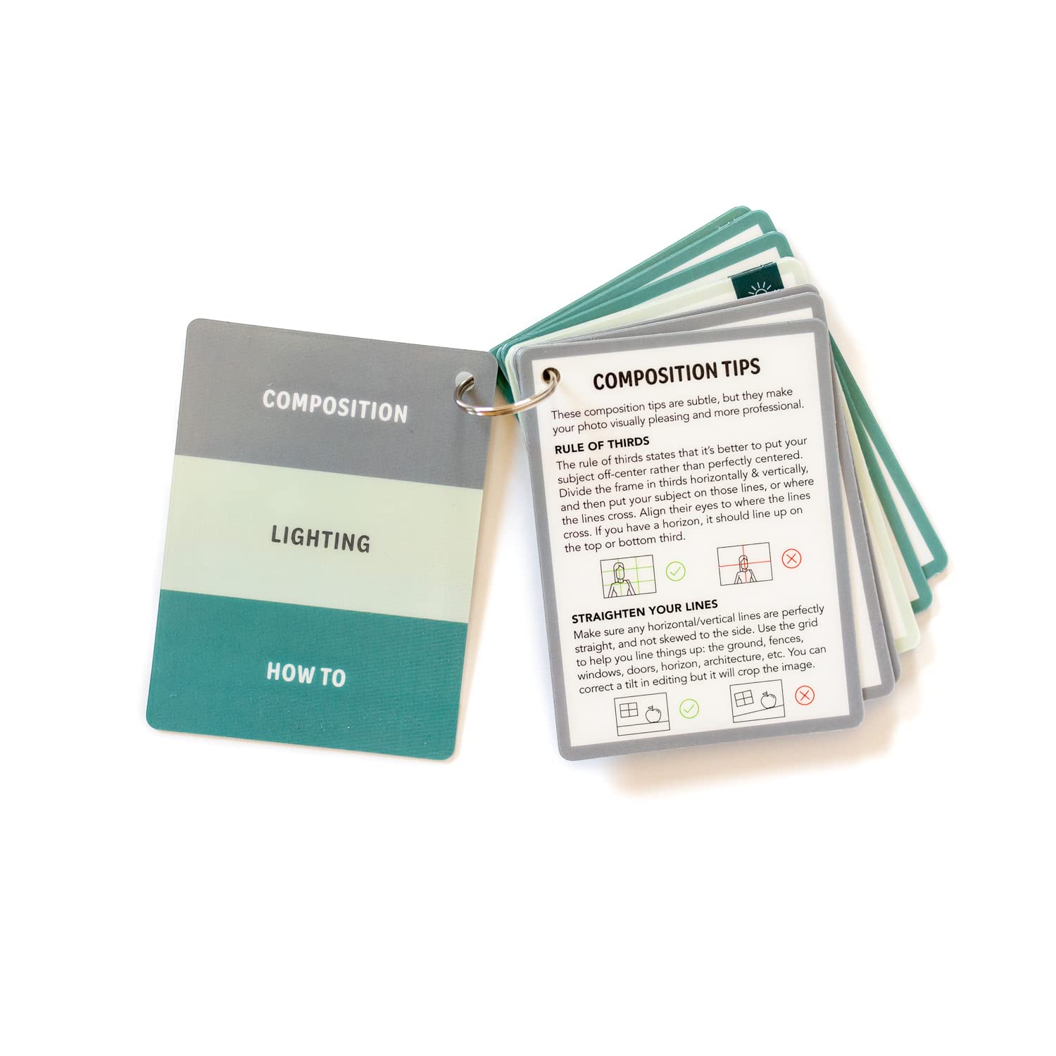Pocket Sized Composition Lighting Reference Cards Photography ...