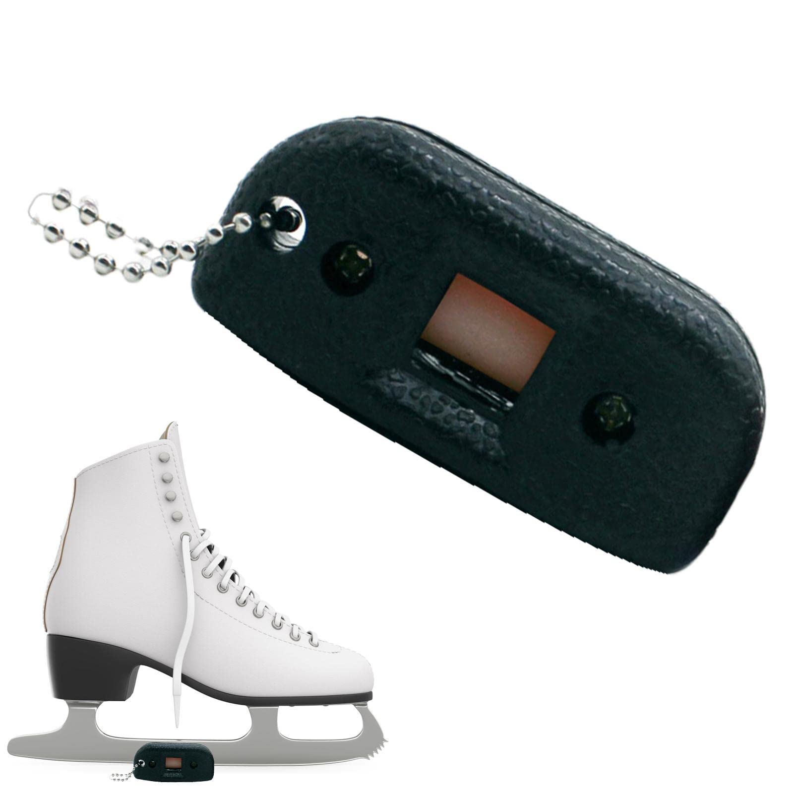 Raxove Hockey Skate Sharpener, Width Adjustable Ice Skate Sharpener, Ice Skates Grinder Ice With Key Chain Sand Hockey Skate Grinding Tool For Hockey Skates
