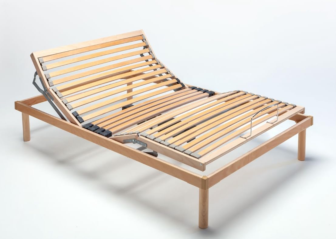 Mentor - Rete Ortopedica a Alzata Elettrica SINGOLA 80x190 Diantha MED Elettrica DISP. MEDICO DETRAIBILE con 2 motori (4 per matrimoniale) indipendenti e Telecomando Wireless Omaggio