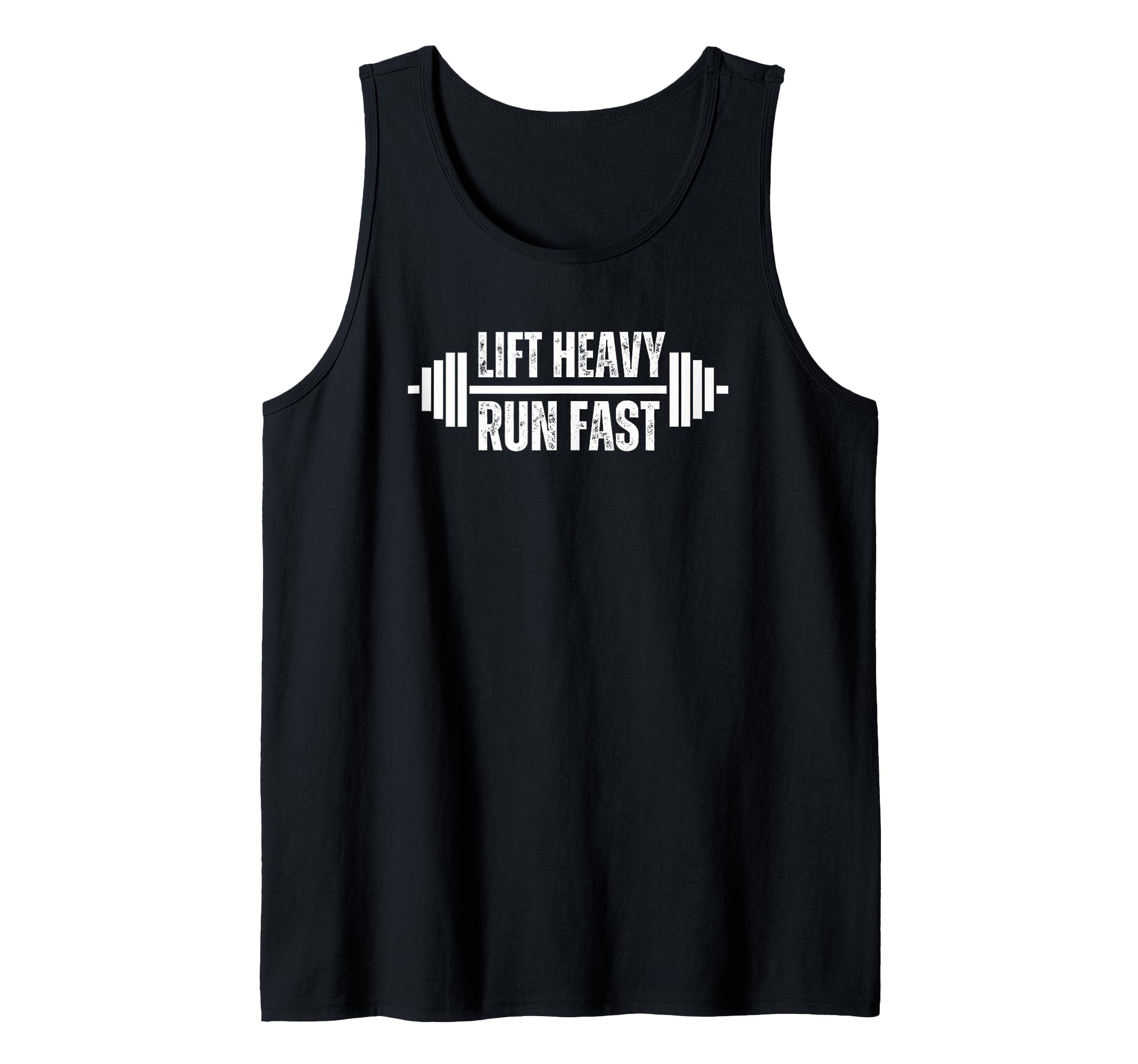 Lift heavy Run fast Weight lifter runner vintage gym workout Tank Top