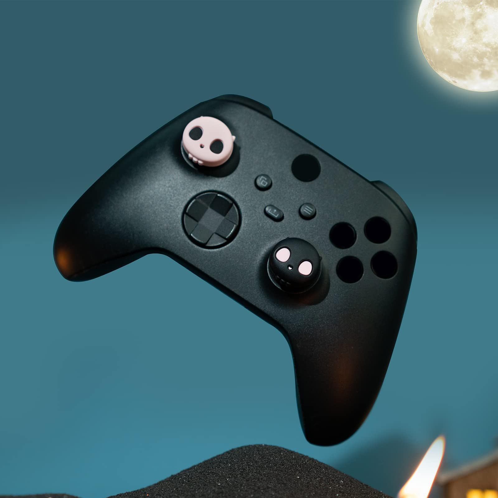 GeekShare Halloween Xbox One Grip Silicone Pad Set (2 Pares de 4) para Xbox One