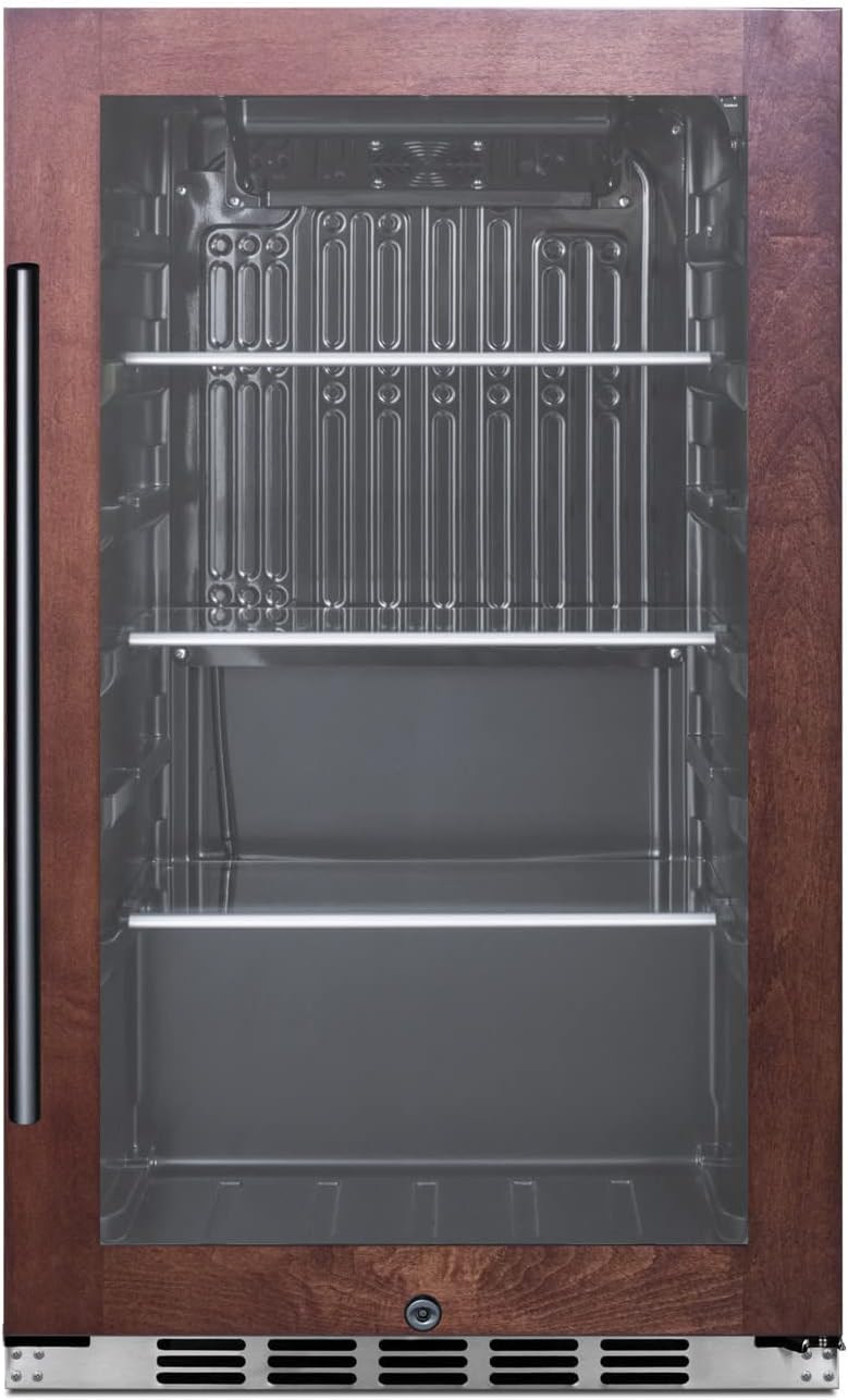 Summit 19” Beverage Center, Indoor or Outdoor Beverage Cooler, 3.13 cu.ft. Capacity, Shallow Depth, Panel Ready*- SPR488BOSCSSPNR (*Panels not included)