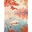 Zariocy 5D Diamond Painting Kit - Gatto Che Gioca Nell'Acqua, 30x40 Cm, Fai Da Te