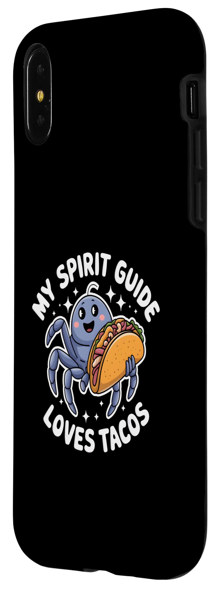 iPhone X/XS My Spirit Guide Loves Tacos Cute tarantula Case - Image 2