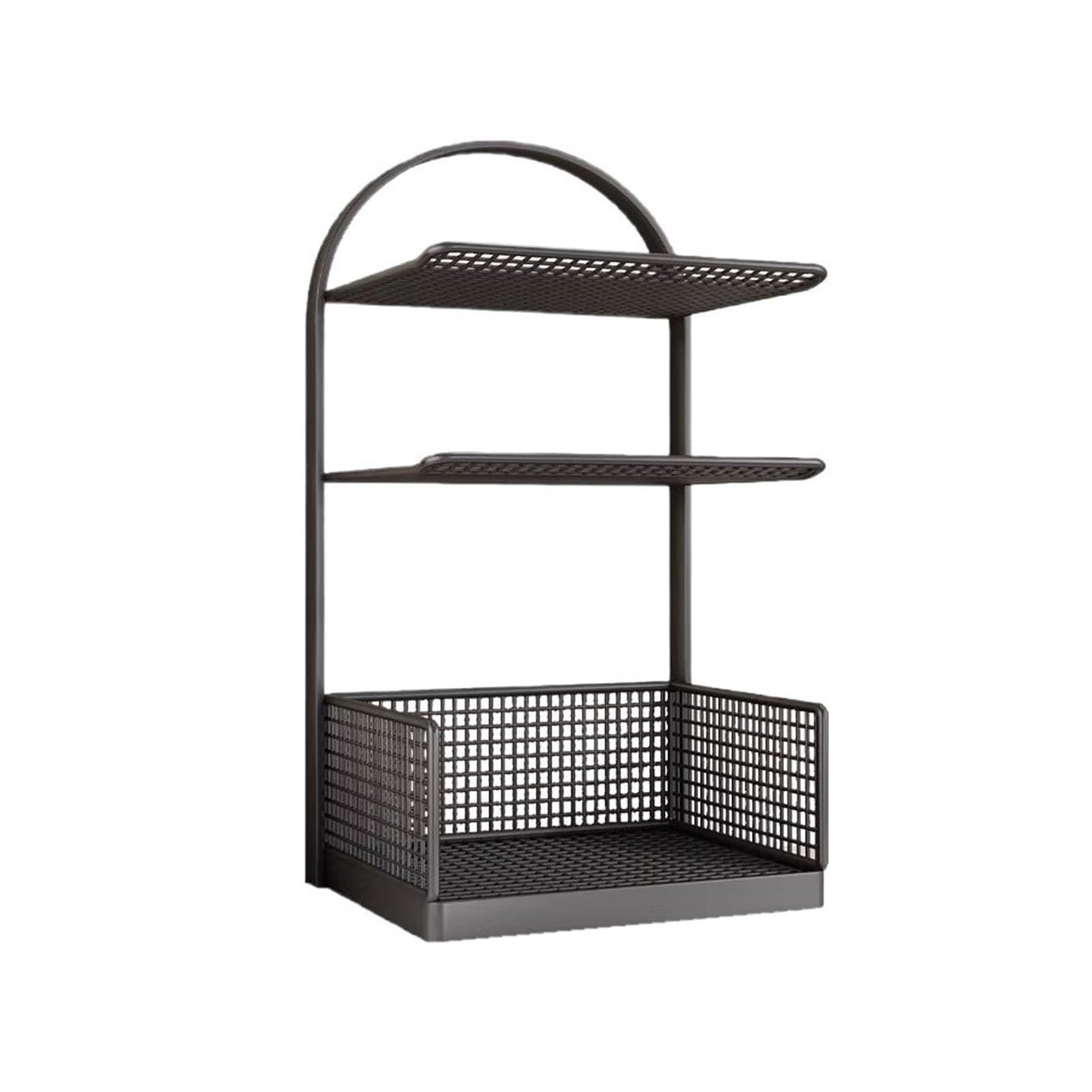Cenz-888 Portable Bookshelf Desktop Industrial Style Iron Bookshelf Home Office Categorized Storage Rack Storage Rack