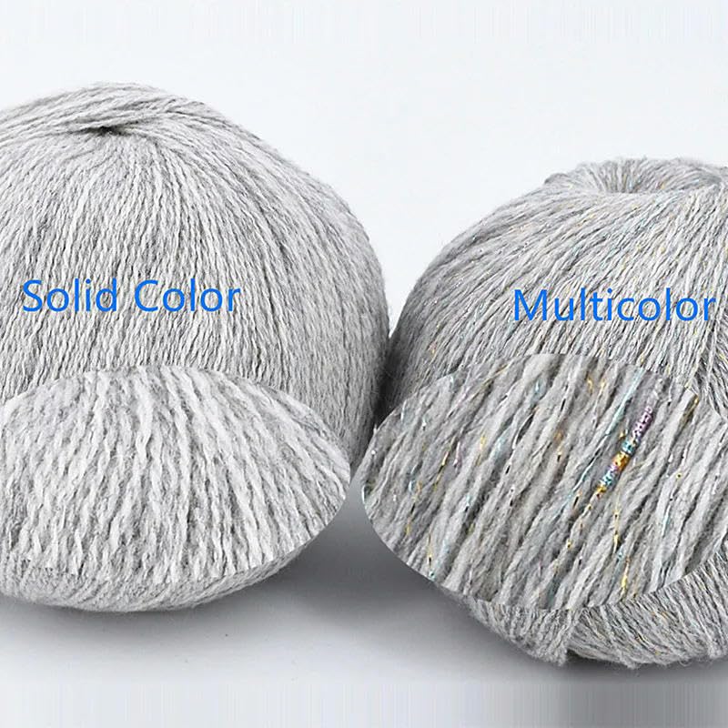 Wollgarn zum Stricken, leichtes Häkeln, dickes Garn, handgestrickt, Herbst/Winter, Mohair, Pullover, Merinowolle, 50 g, 5 Stück