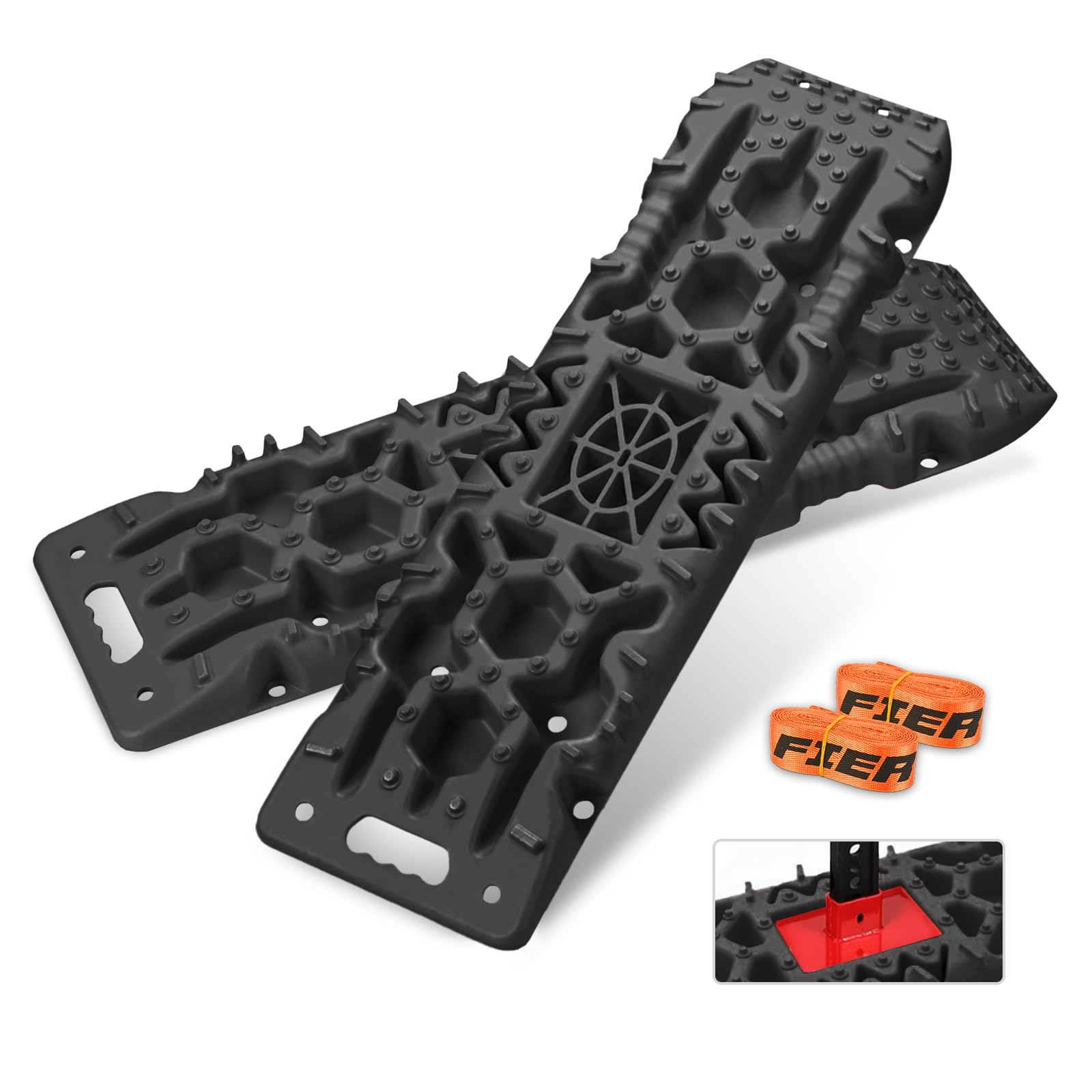 Amazon.com: FieryRed Traction Boards Offroad, Recovery Boards with