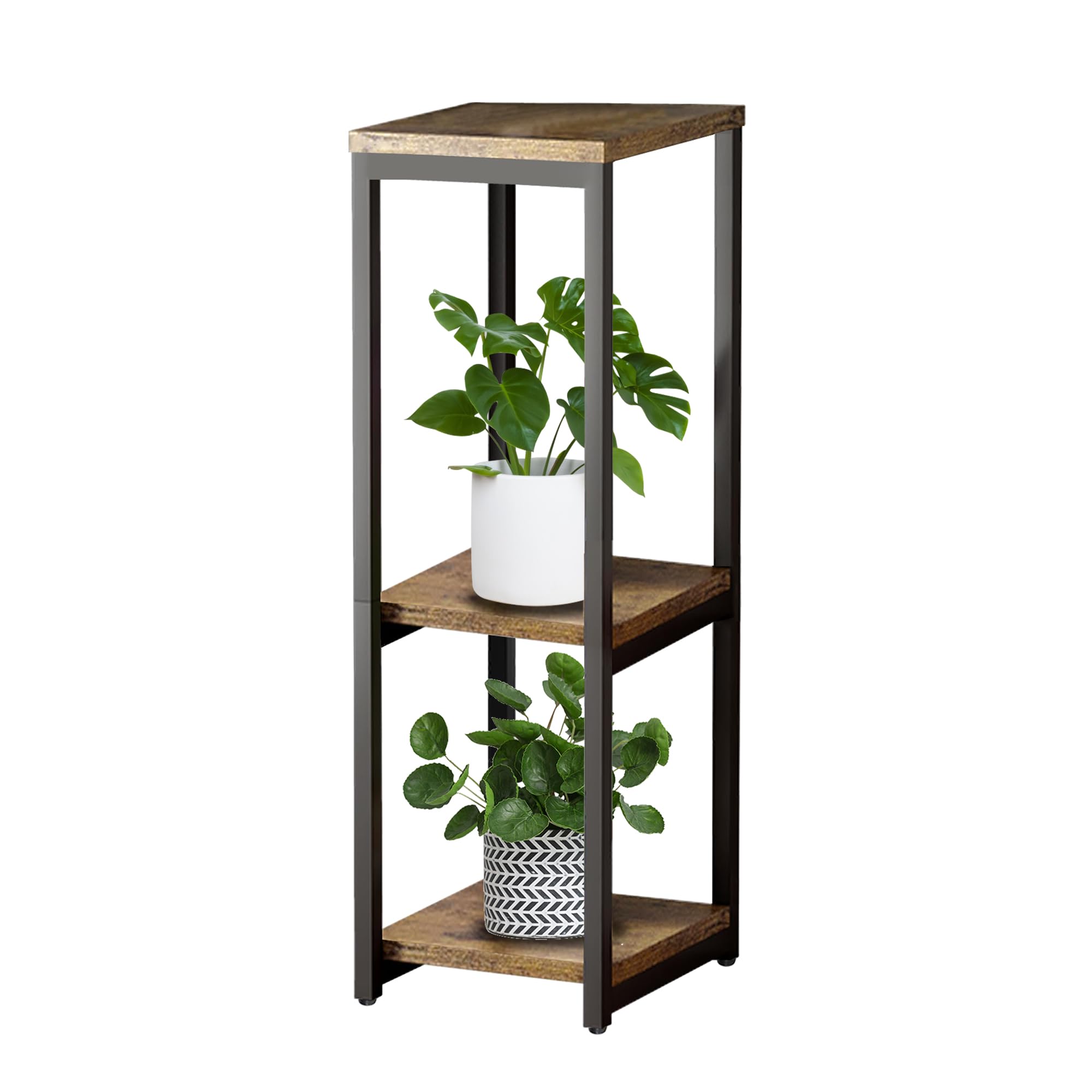 Support plantes 3 étages noir pour sublimer votre balcon et salon