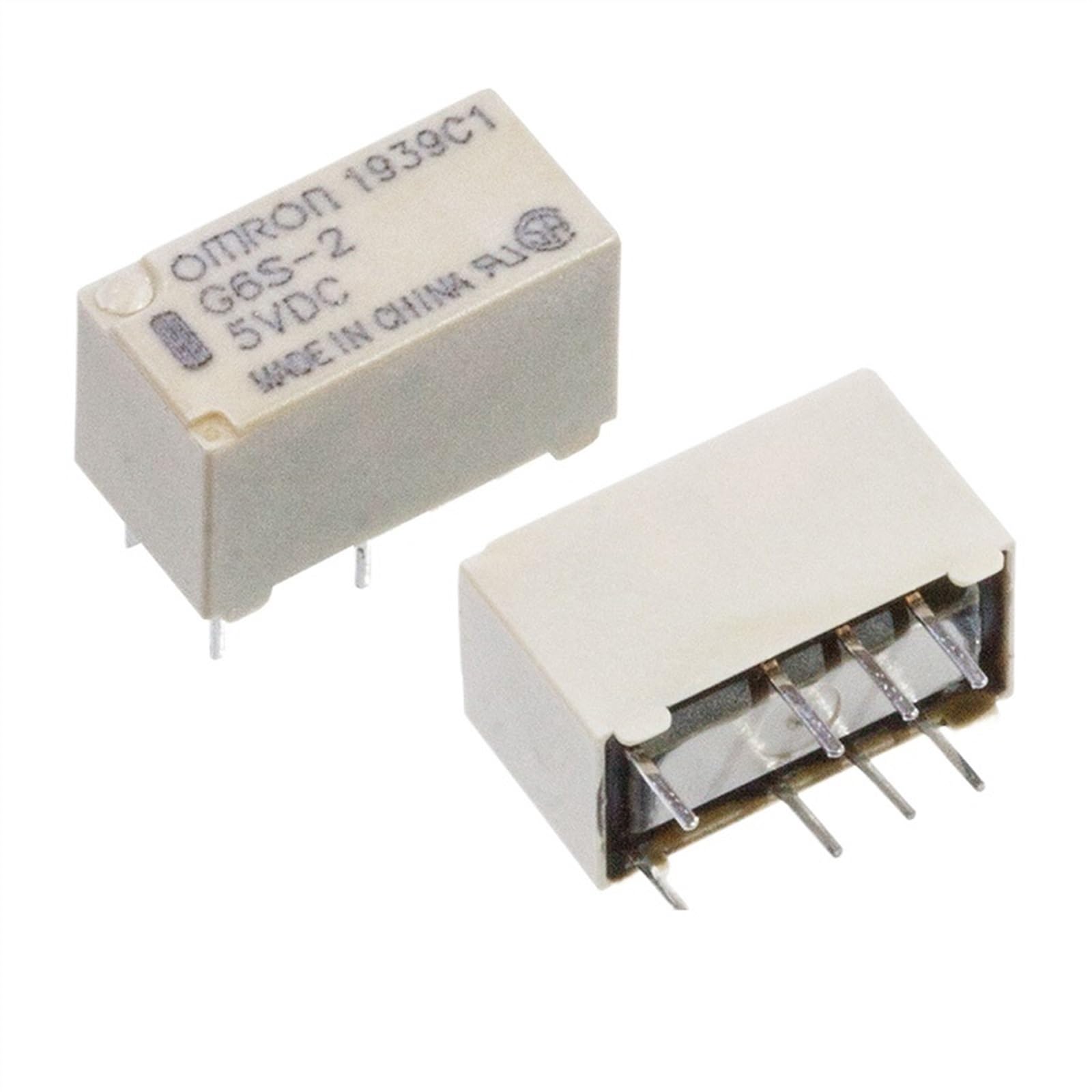 Relais de signal G6S-2F-5VDC basse consommation à haute sensibilité 5V