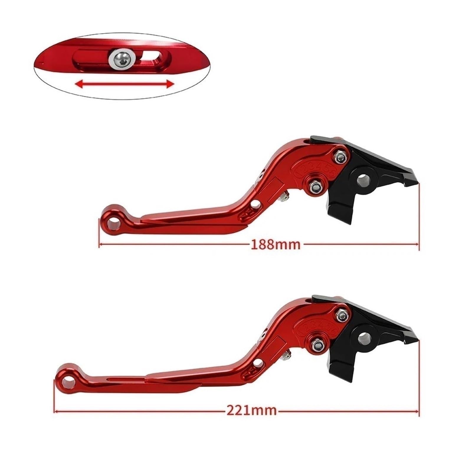 Regulowane akcesoria sprzęgła do motocykli Suzuki RGV250 RGV 250 VJ21A RGV Rgv 250 Vj21a 1988: uchwyt dźwigni sprzęgła i hamulca, końcówki uchwytów.