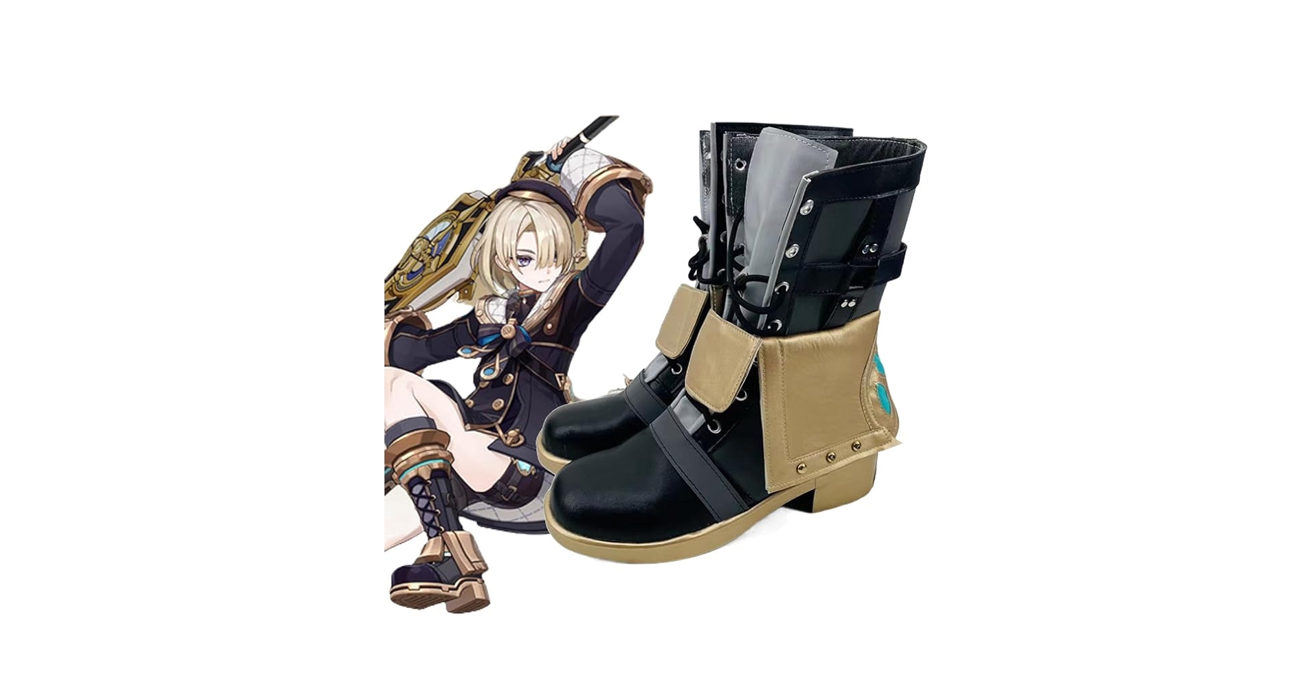 Amazon.co.jp: [TARRA] 原神 フレミネ 靴 コスプレ 靴 げんしん