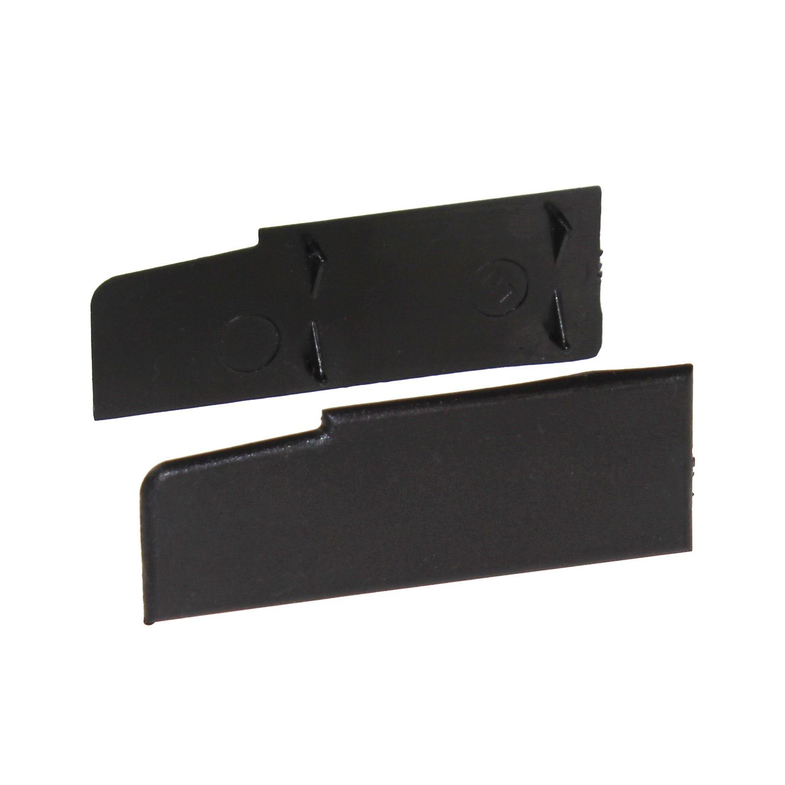 Eurocell 85mm Stub uPVC Window Sill End Caps (5 Pairs) - Anthracite Grey