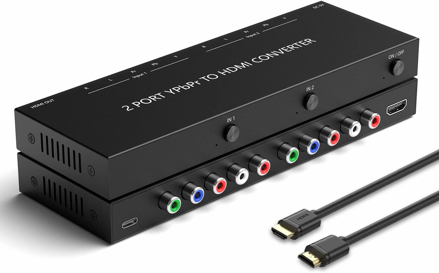 Component to HDMI Converter 2-YPbPr Component RGB Jamaica Ubuy