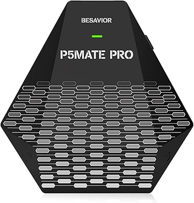 محاكي محول سلكي/لاسلكي Besavior P5Mate Pro 1000 هرتز لـ PS5 وألعاب الكمبيوتر - متوافق مع Zen وXIM Matrix وAPEX وREASNOW وTitan ووحدات تحكم مختلفة لتشغيل جميع ألعاب PS5