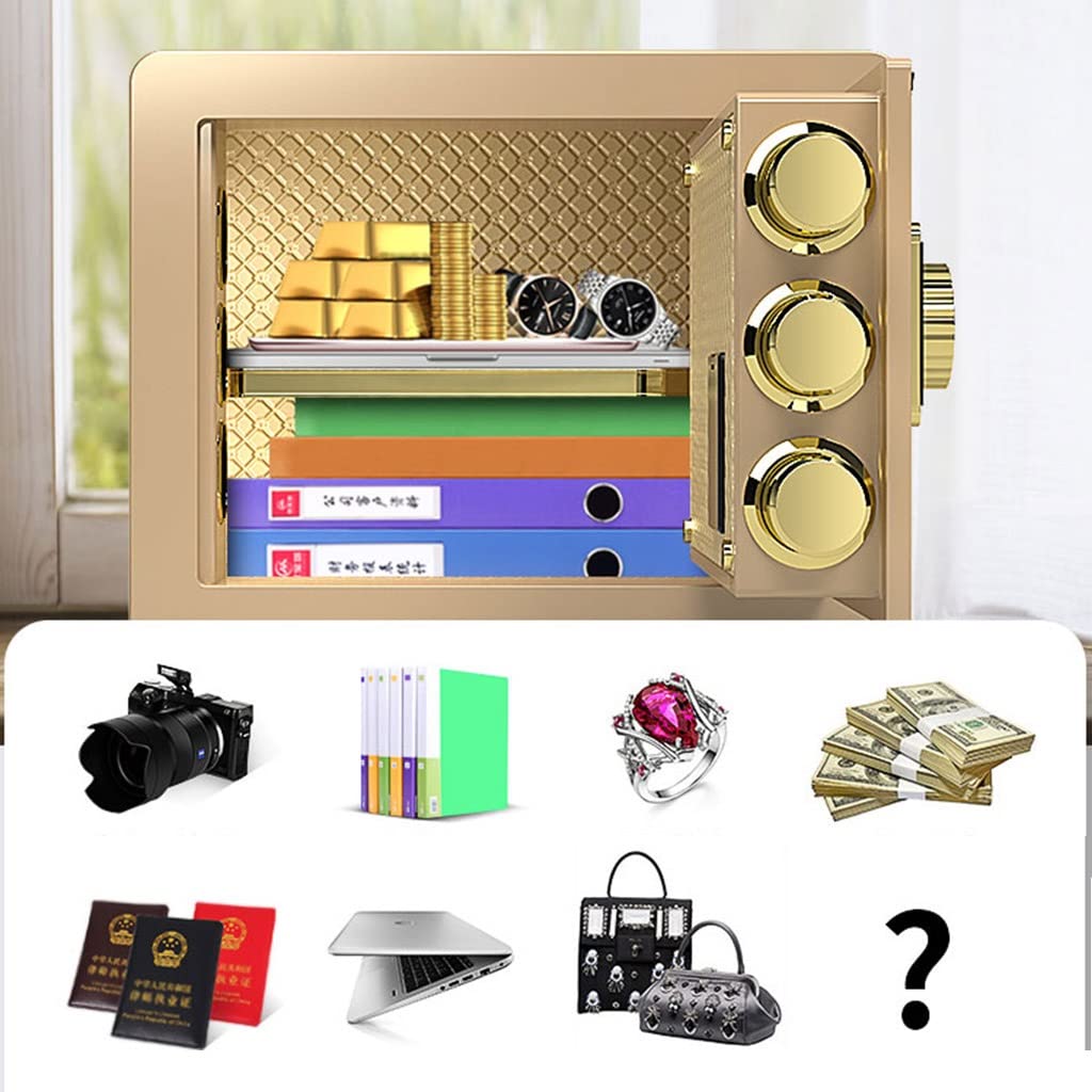 Cassaforte e Lucchetto, cassaforte con Tastiera Digitale, Perfetta per casa, Ufficio, Hotel, Affari, Denaro, Gioielli, Armi, Contanti, Armadio di Sicurezza da 25/30 cm