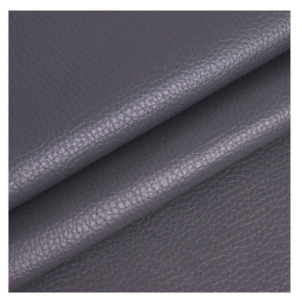 Art artisanat leathercloth imperméable gris foncé pour réparer canapé déchiré - 8
