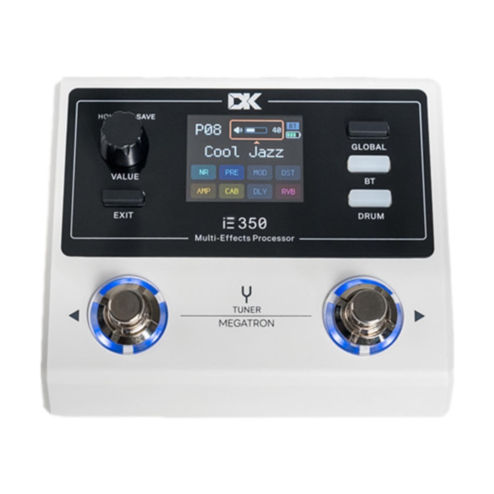 Baoblaze Pedal Multiefectos para Guitarra, Portátil, Grabación de Audio USB, Alto Rendimiento