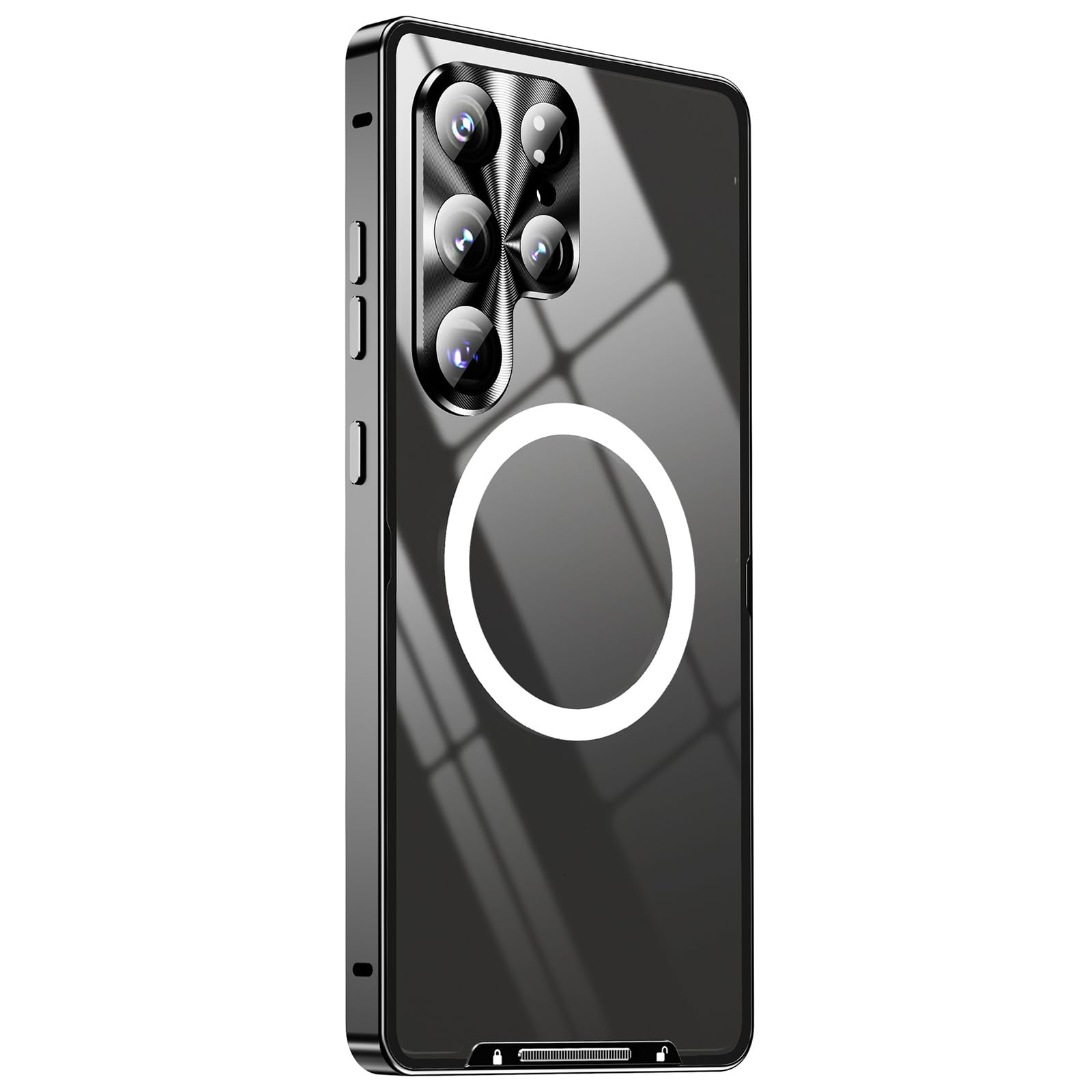 Étui magnétique Samsung S26 Ultra noir pour protection quotidienne