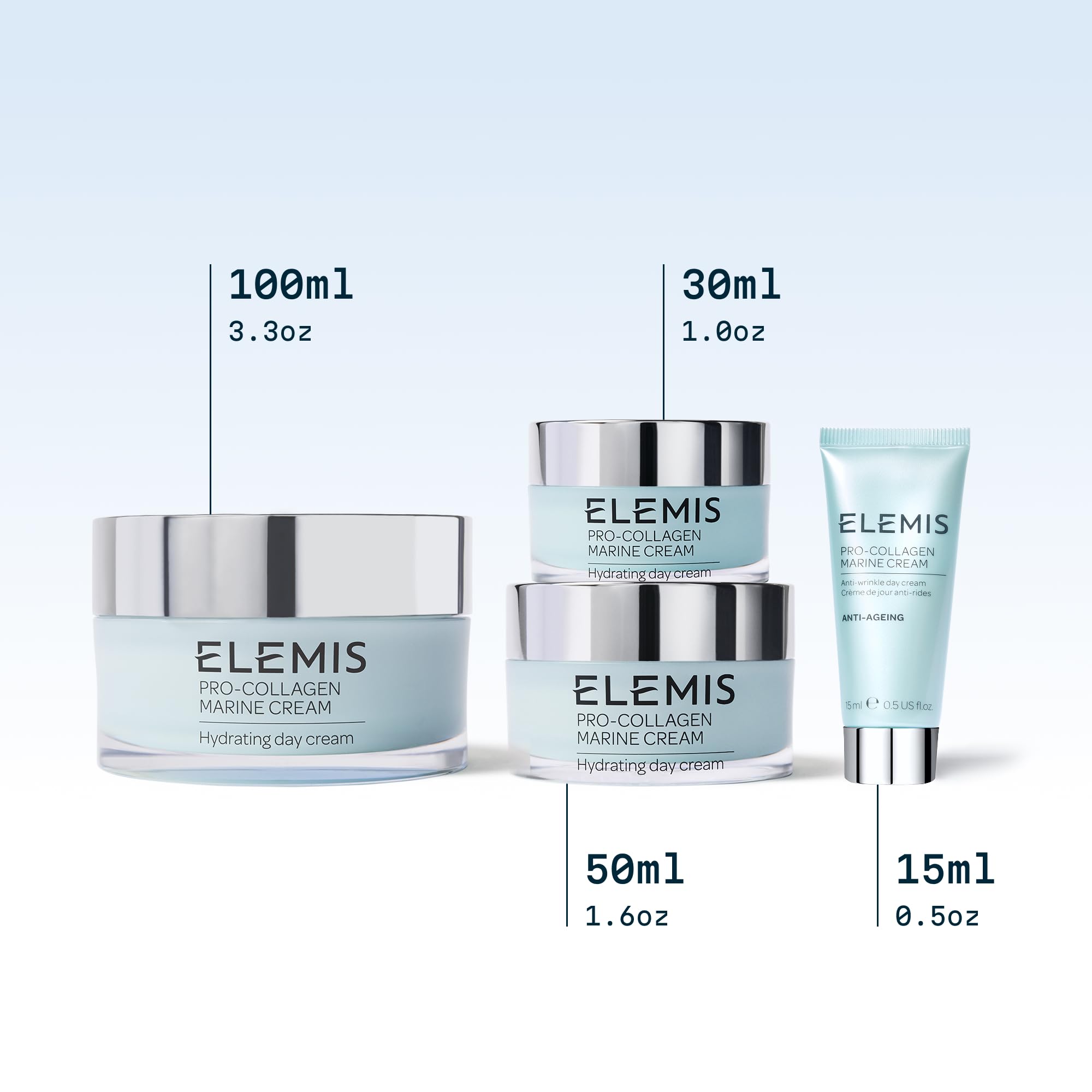 Pro-Collagen Marine Cream, Clínicamente Probada con Activos Marinos y Vegetales – Crema Antiarrugas y Crema Antiedad de Colágeno, Crema Colágeno, Crema Hidratante Facial Reafirmante