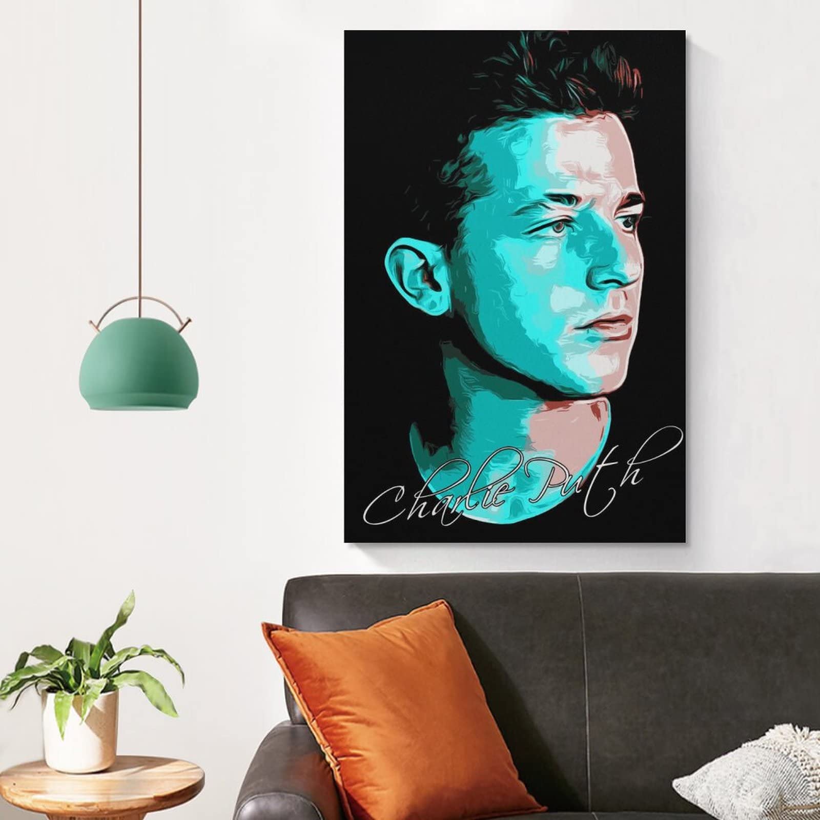 Amazon.co.jp: Charlie Puth キャンバス アート ポスターと壁アート