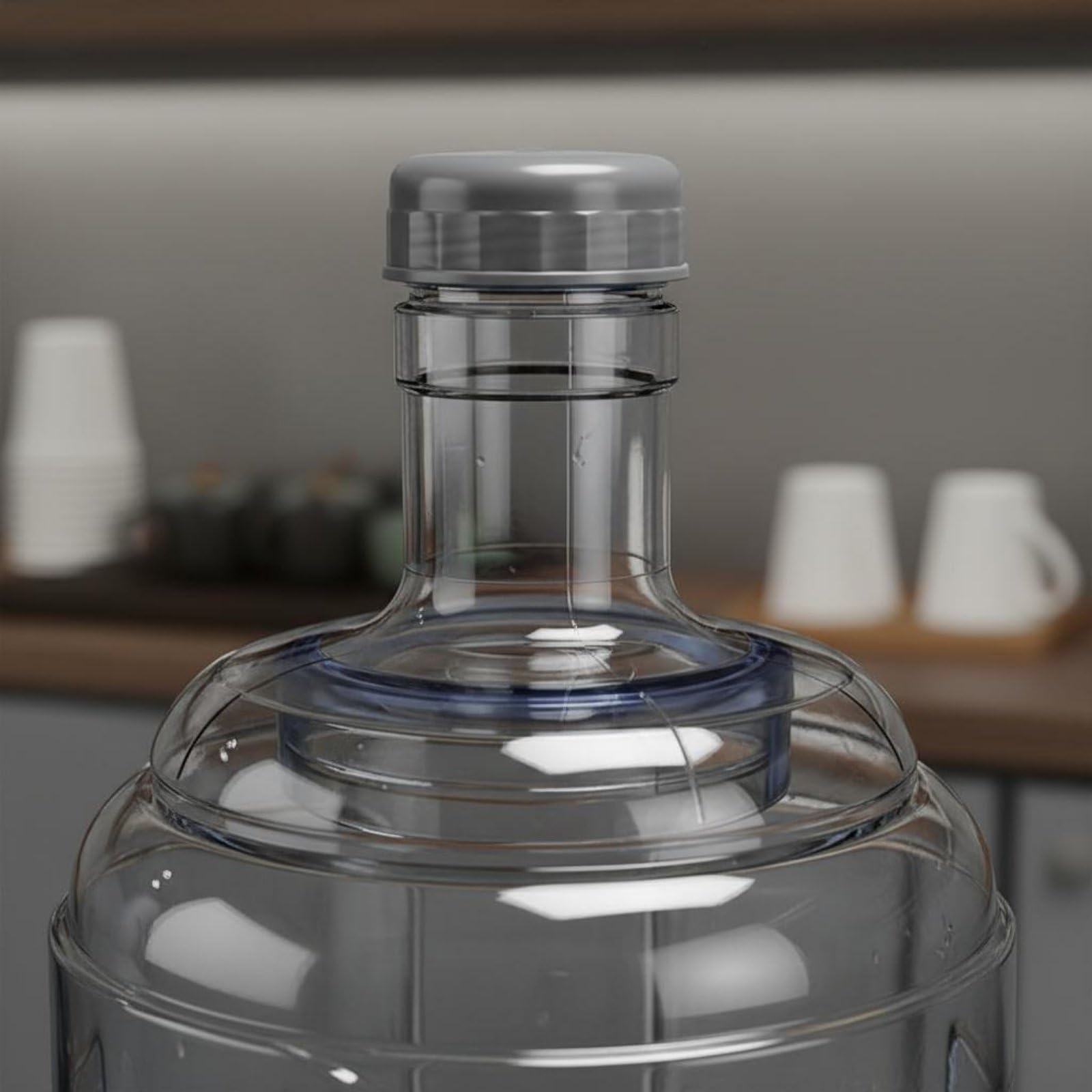 rockible Dispenser Acqua Contenitore Caraffa Serbatoio con Struttura Smontabile E Coperchio Multifunzionale con Quadrante Timer Compatibile con Dispenser, 7.5L, Detach Clear