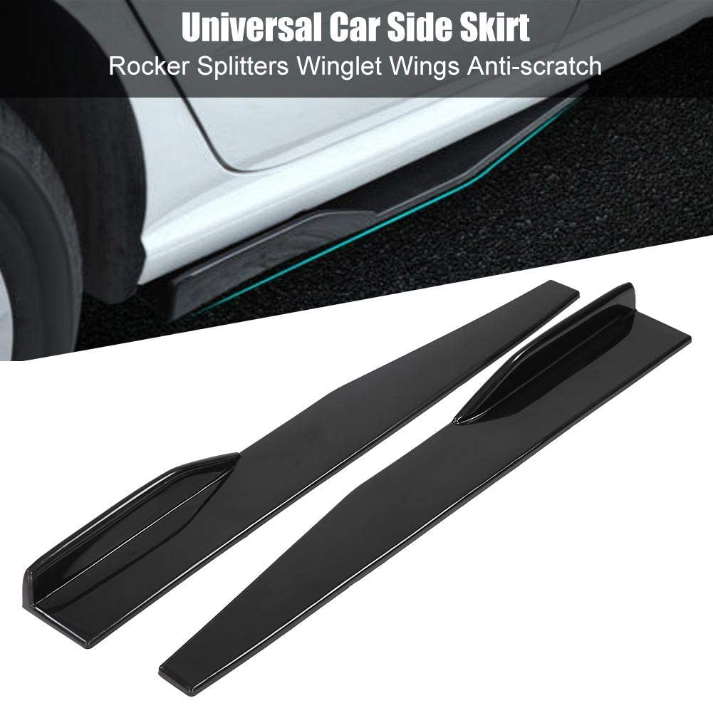 KIMISS ABS Paar Universal Car Side Skirt Splitter Winglet Flügel Canard Diffusor