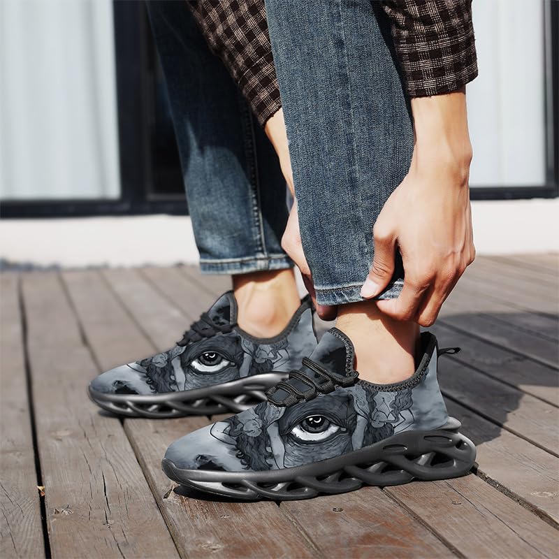 Image of Mens Running Walking Tennis Shoes Mens Casual Fashion Gym Hiking Shoes for Men Sneakers Work Breathable Comfortable Lightweight