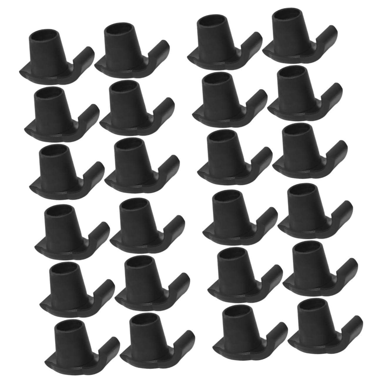 24piezas Esquís Para Andadores Antideslizantes Almohadillas Para Patas De Andador Accesorios De Deslizamiento Para Seguridad Terrenos Irregulares