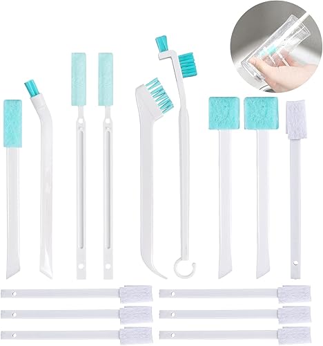 Miniatura 9 de 15 cepillos de limpieza pequeños para el hogar, juego de cepillos limpiadores de hendiduras para detalles profundos, herramienta de limpieza de