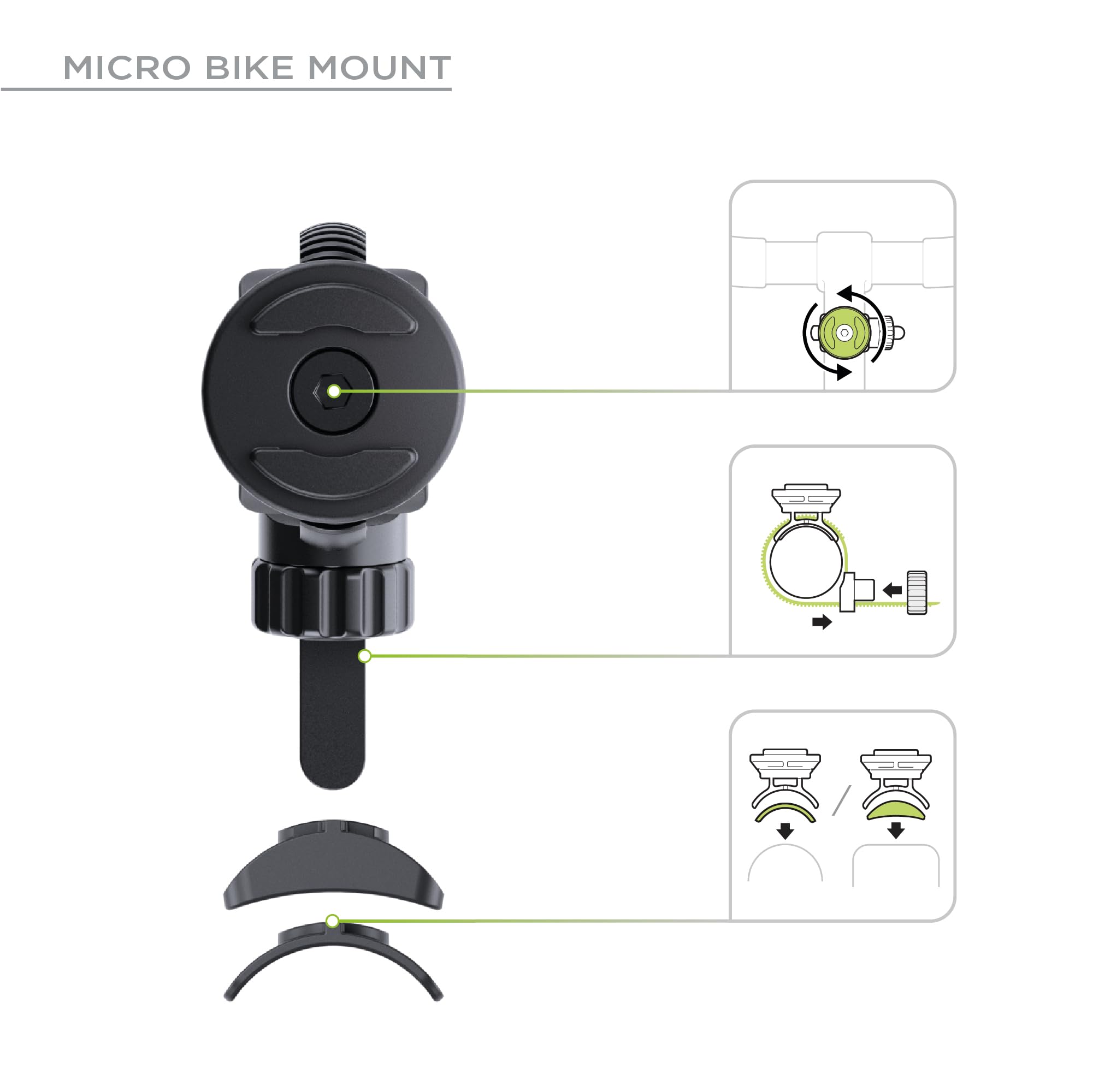 Amazon.com: SP CONNECT Universal Bicycle Mobile Phone Holder
