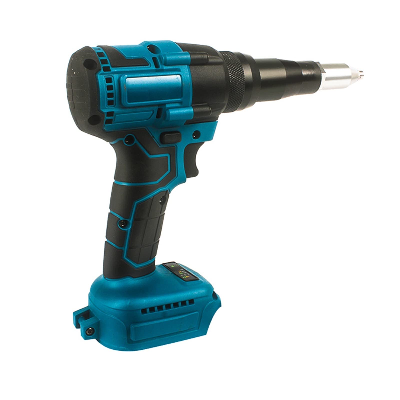 Bezprzewodowy elektryczny pistolet do nitowania elektronarzędzia domowe śrubokręt 2.4-4.8mm z diodą LED do akumulatora 18V (brak w zestawie) Łatwy w użyciu dla początkujących i profesjonalist