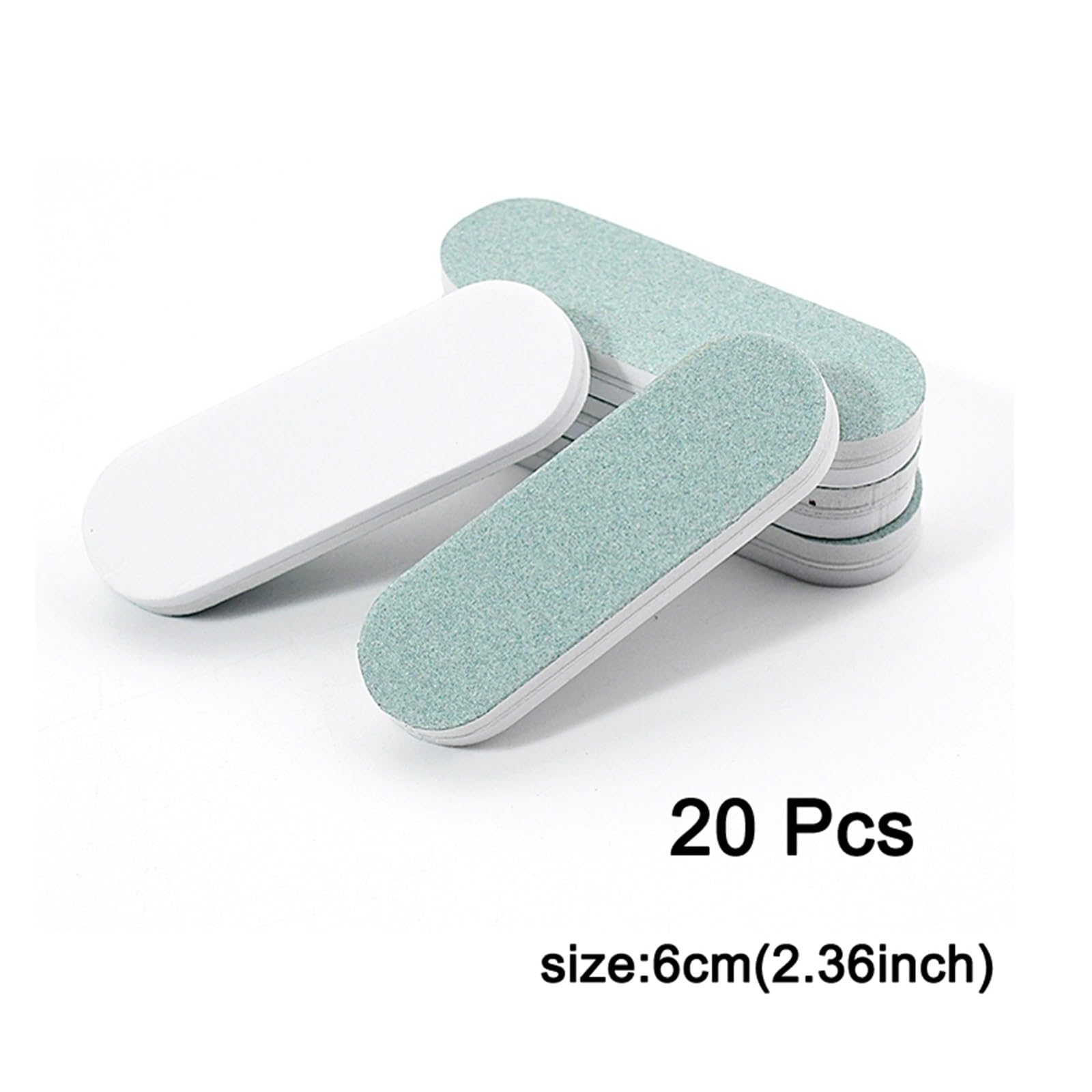 10/20 piezas de bloque pulidor de esponja for uñas, bloques de lima, material profesional, accesorios y herramientas for manicura(6cm-20 Pcs)