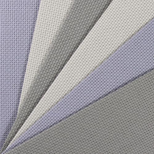 Image of KCS 6 pc of 12 inch x 18 inch(30cmx45cm) 14CT Counted Cotton Aida Cloth Cross Stitch Fabric (Pearl Grey +Light Steel Grey+Medium Grey)
