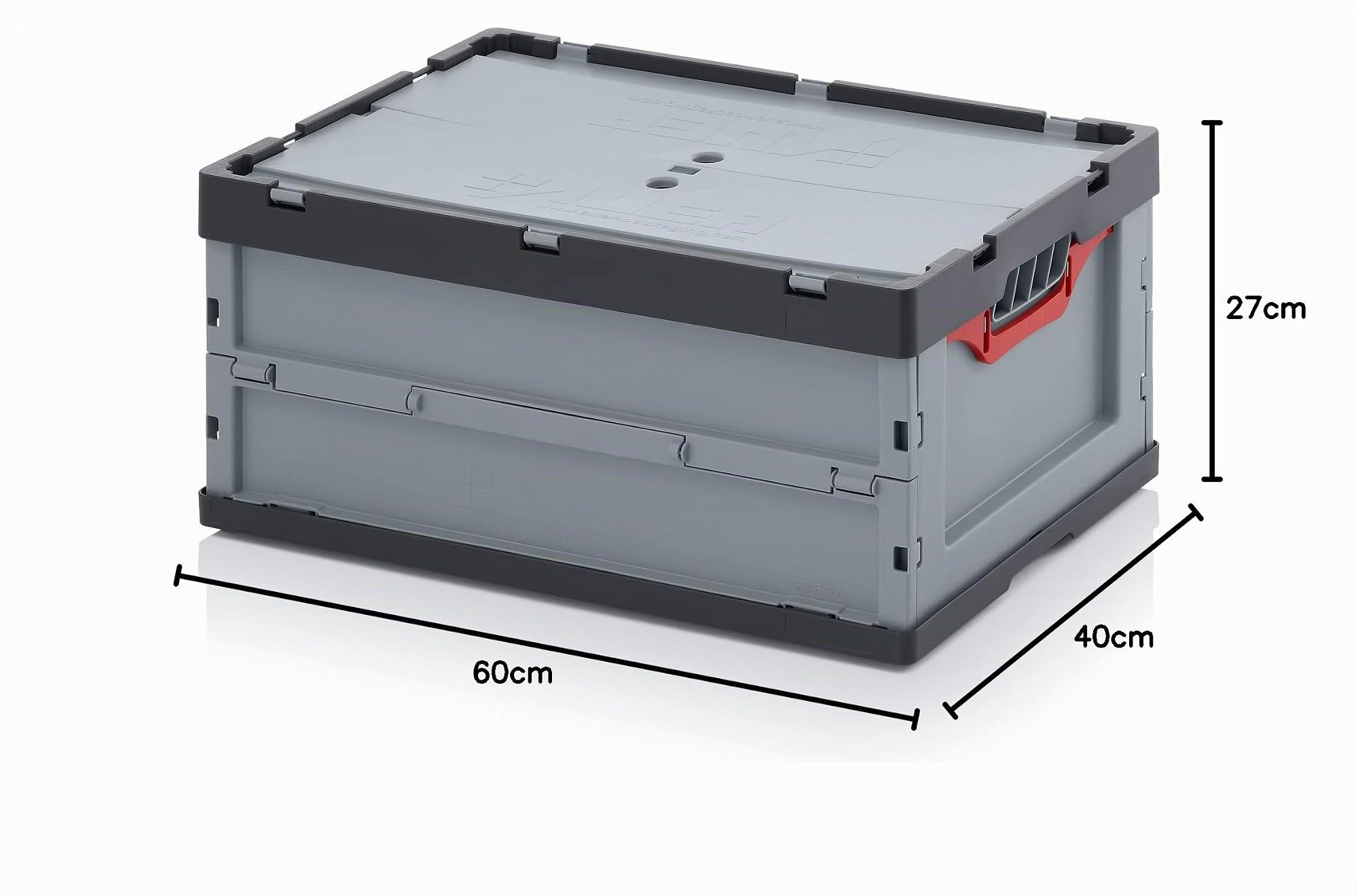 2x Faltbox 60 x 40 x 27 mit Deckel