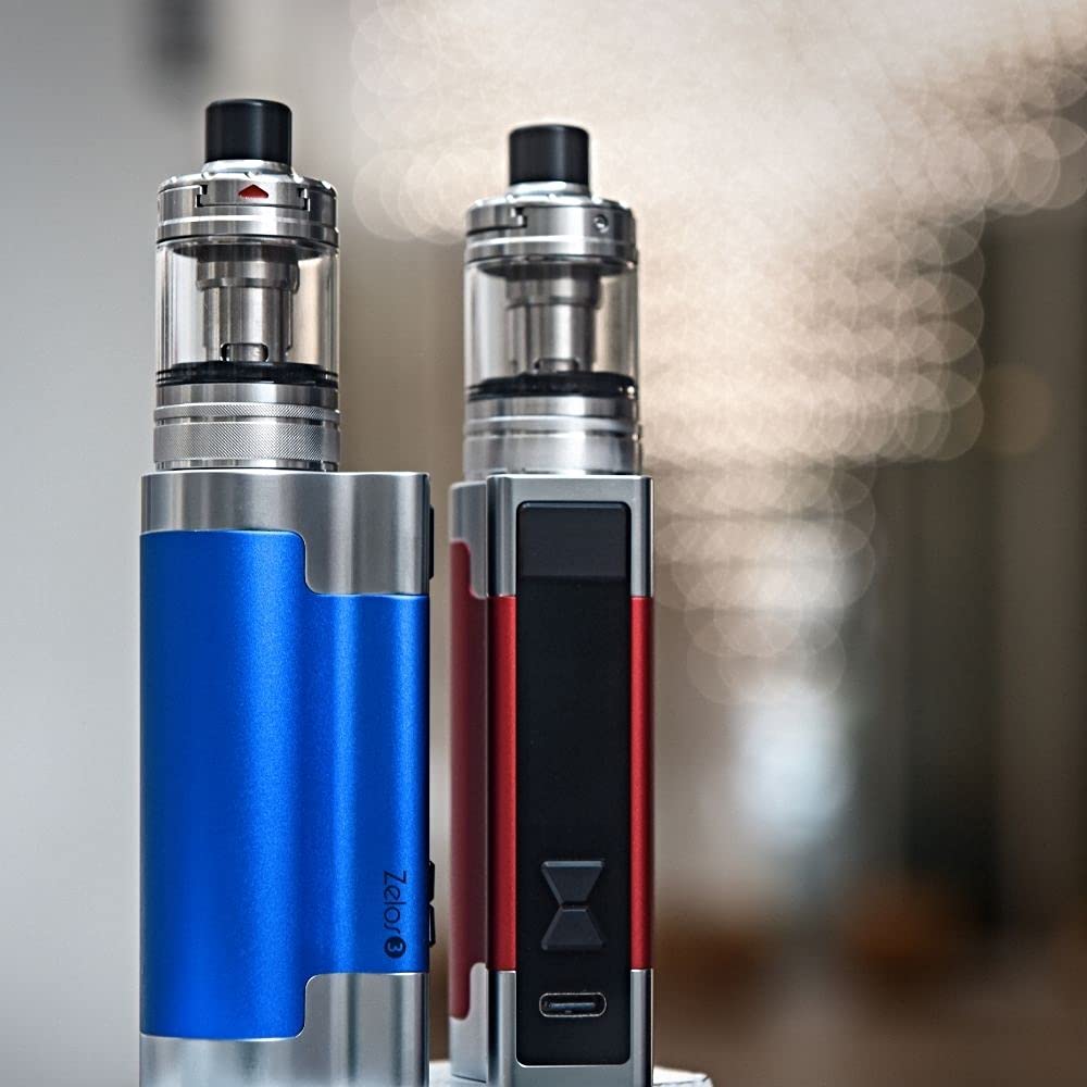 Aspire Zelos 3 Kit Sigaretta Elettronica Svapo 80W (BLU) con Atomizzatore Nautilus 3 da 4ml Batteria 3200mAh e 2 Coil Nautilus Incluse nella Confezione