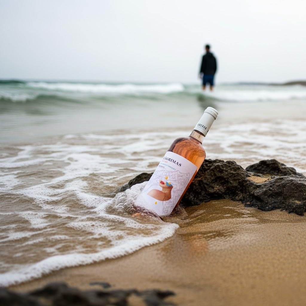 Lágrimas de Obergo 2022 | Vino Rosado D.O. Somontano | 100% Garnacha de Sangrado | Caja 6 botellas x 750 ml |Rosado Gastronómico