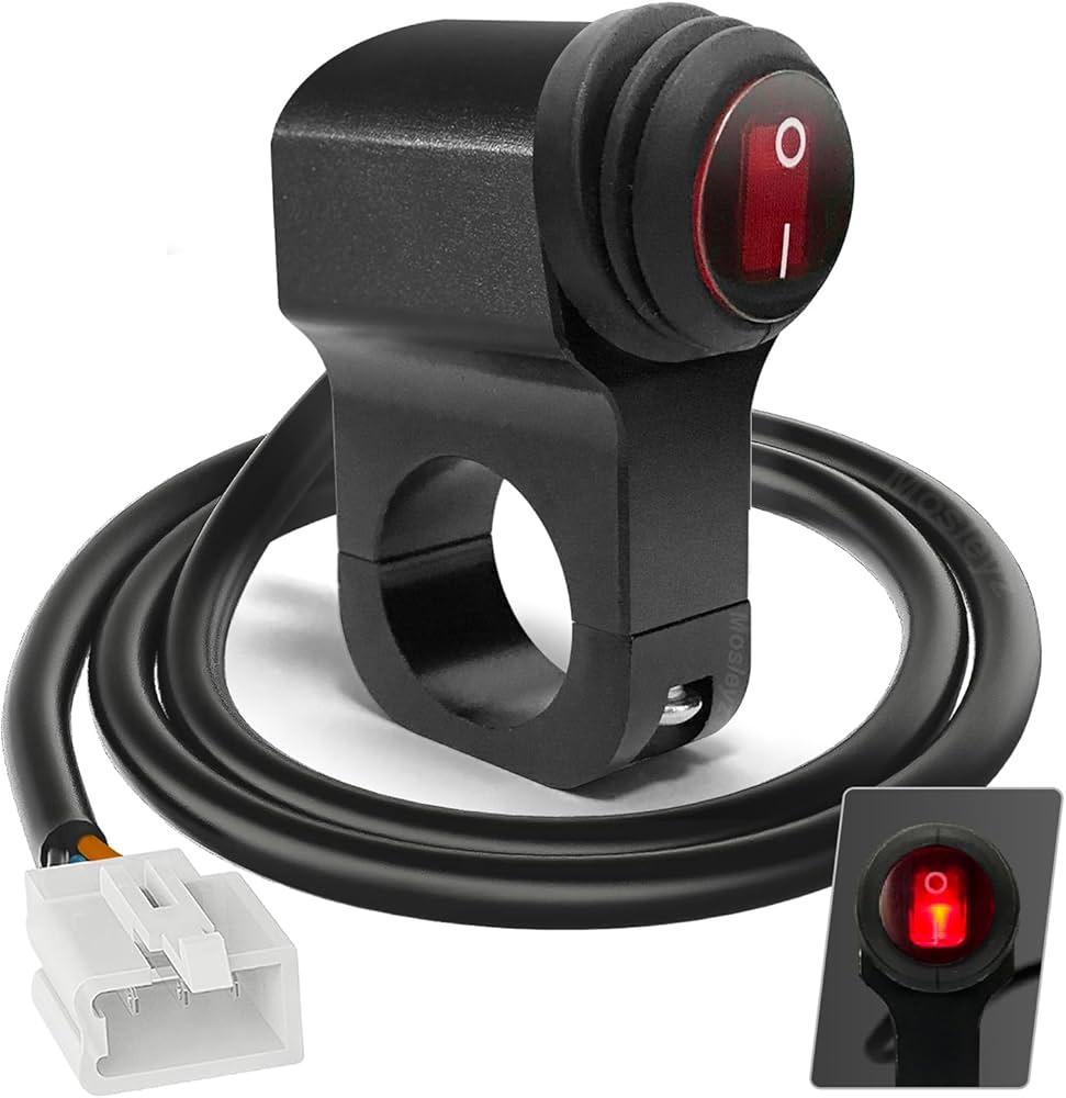 Switchライト puni! Amazon.com: ATV Light Switch 12V Waterproof