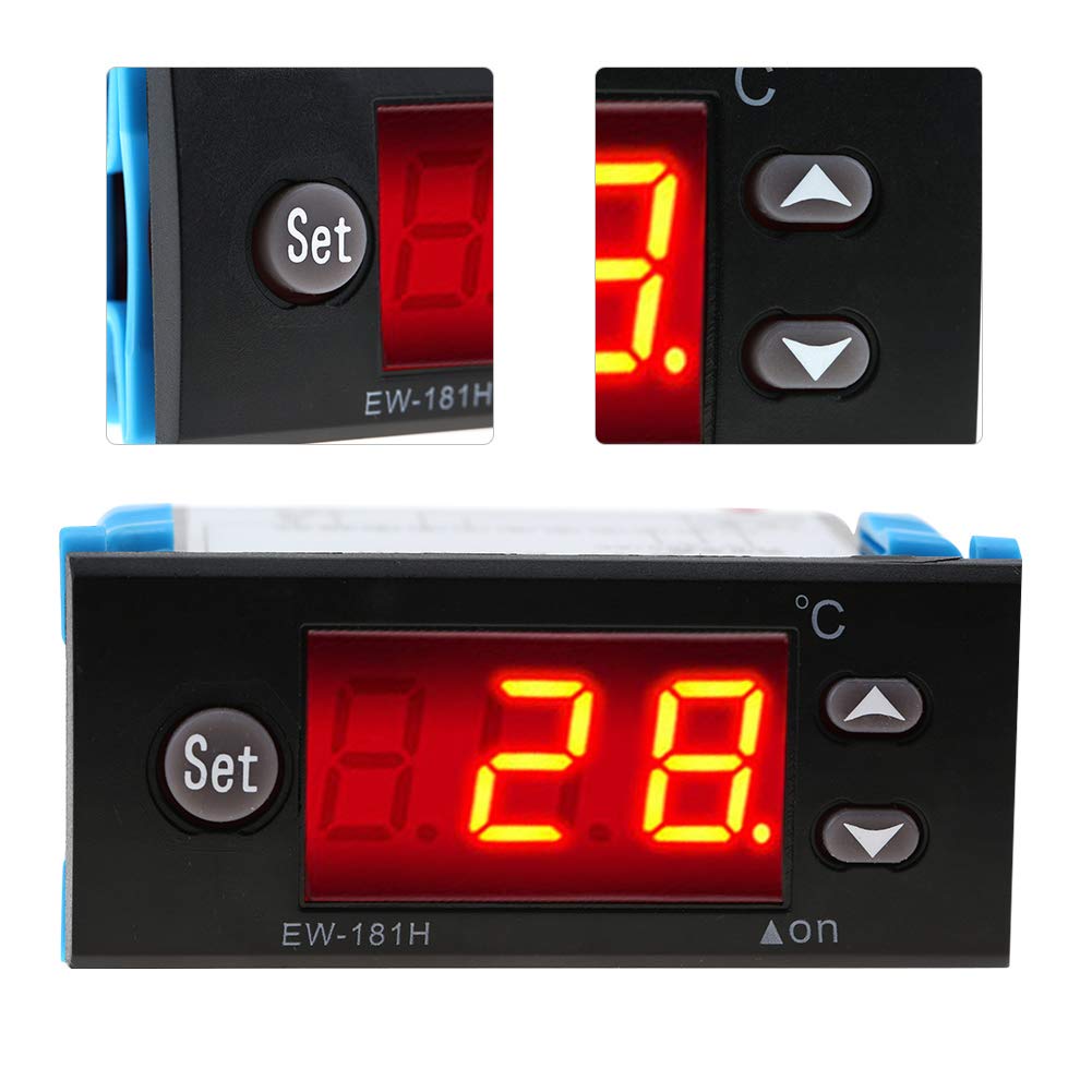 Termostato Regolatore Digitale della Temperatura Eliwell Ew-181H Misuratore di Controllo della Temperatura Ew-181H Controllo della Temperatura Ew-181H