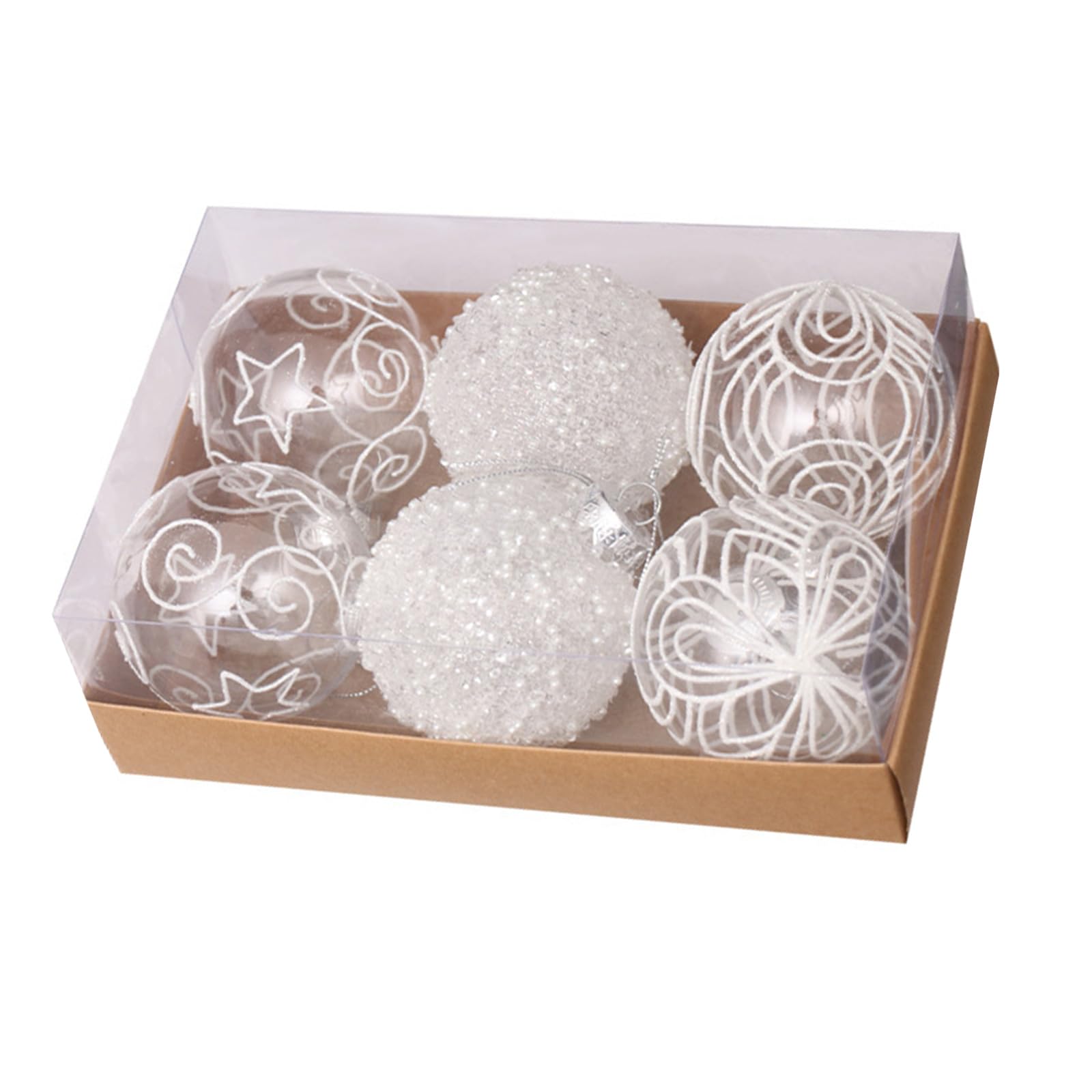 Shatterproof Christmas Tree Baubles Shimmering Hanging Ornament for Festives Stylish Holidays Home Window Decorations Holiday Ornament