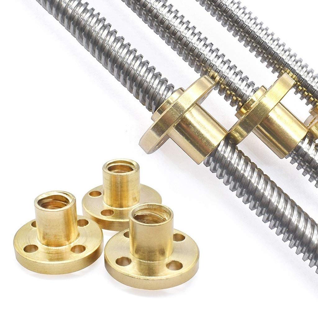 Trapezgewindespindel, Steigung: 2 mm Trapezspindel-Gewindestange(300mm)