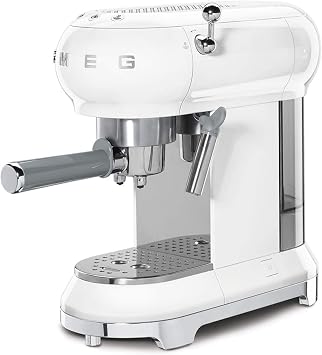 Coffee Maker with a Power of 1350 W from Smeg ECF01WHEU - White