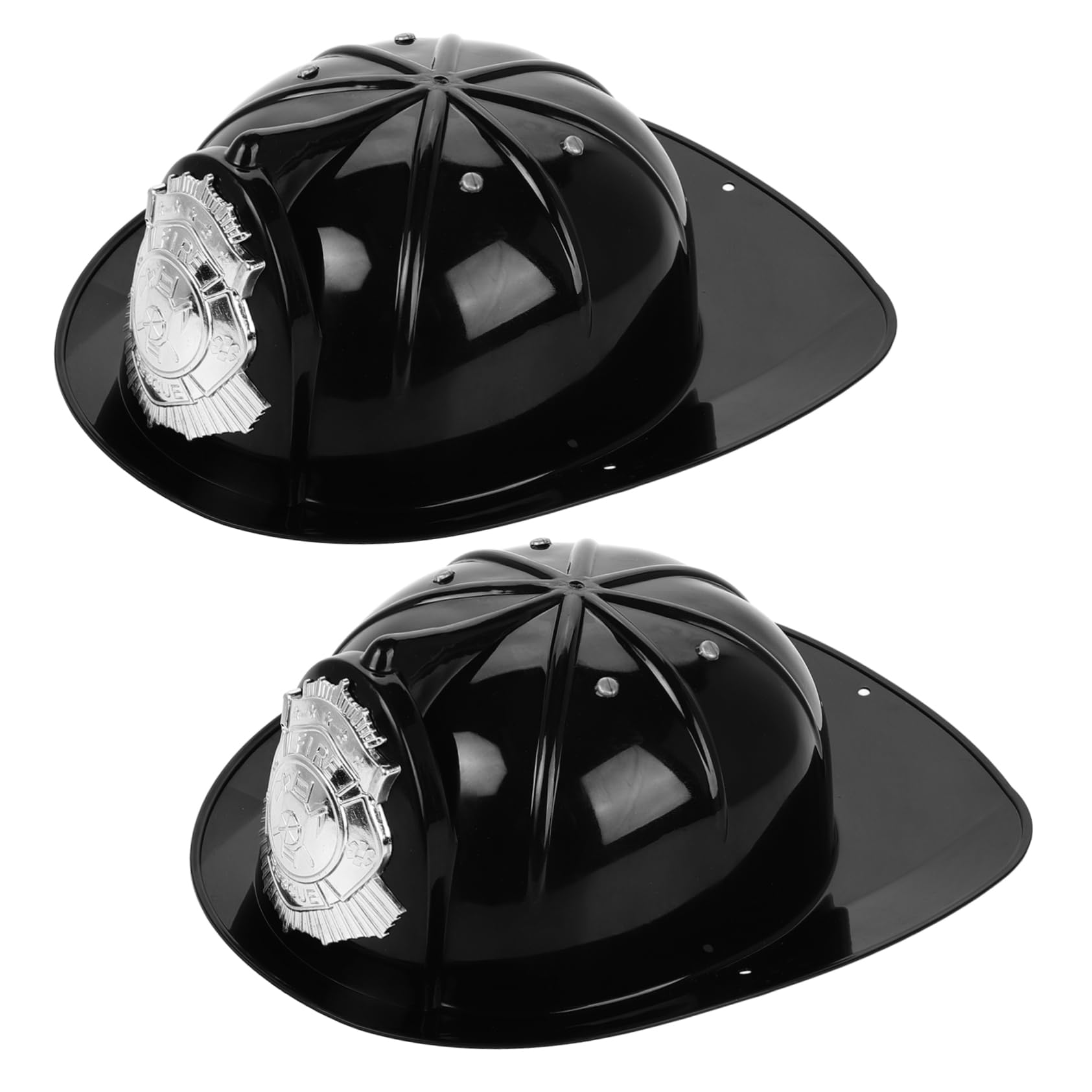 Gogogmee 2pcs Toddler Firefighter Hat Boys and Girls Fireman Cosplay Helmet Decorative Fireman Accessories