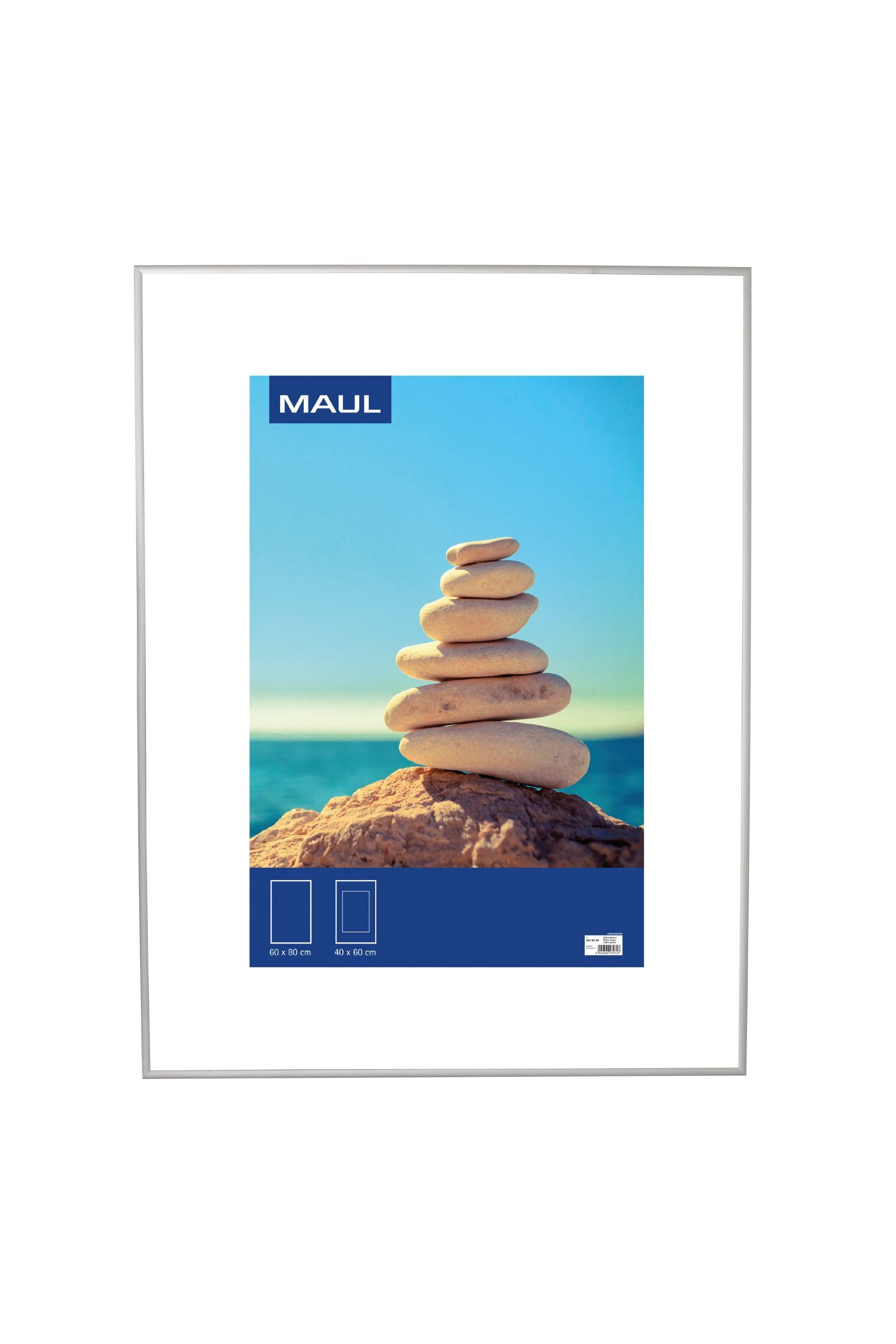 MAUL Cadre photo A1 MAULdesign argenté 60x80 cm style épuré