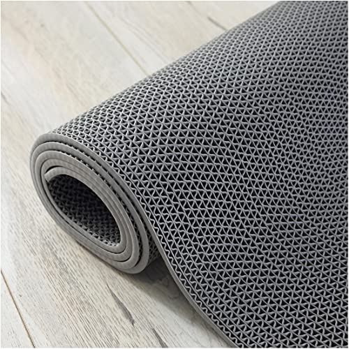 MYOYAY Tapis de drainage antidérapant au mètre, 300 x 90 cm, antidérapant, PVC creux, tapis de bain, tapis de douche, tapis commercial pour cuisine, salle de bain,...