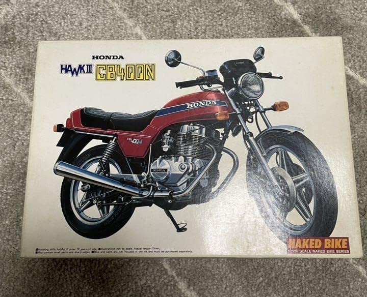 Amazon.co.jp: アオシマ CB400N 1/12 プラモデル ホーク HAWK3 ホンダ