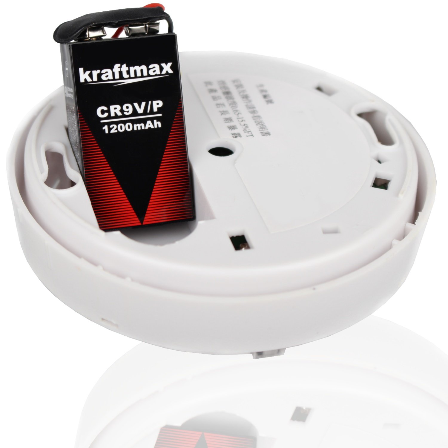 6X Kraftmax 9V Block Lithium Hochleistungs- Batterien für Rauchmelder/Feuermelder - 10 Jahre Batterie Lebensdauer