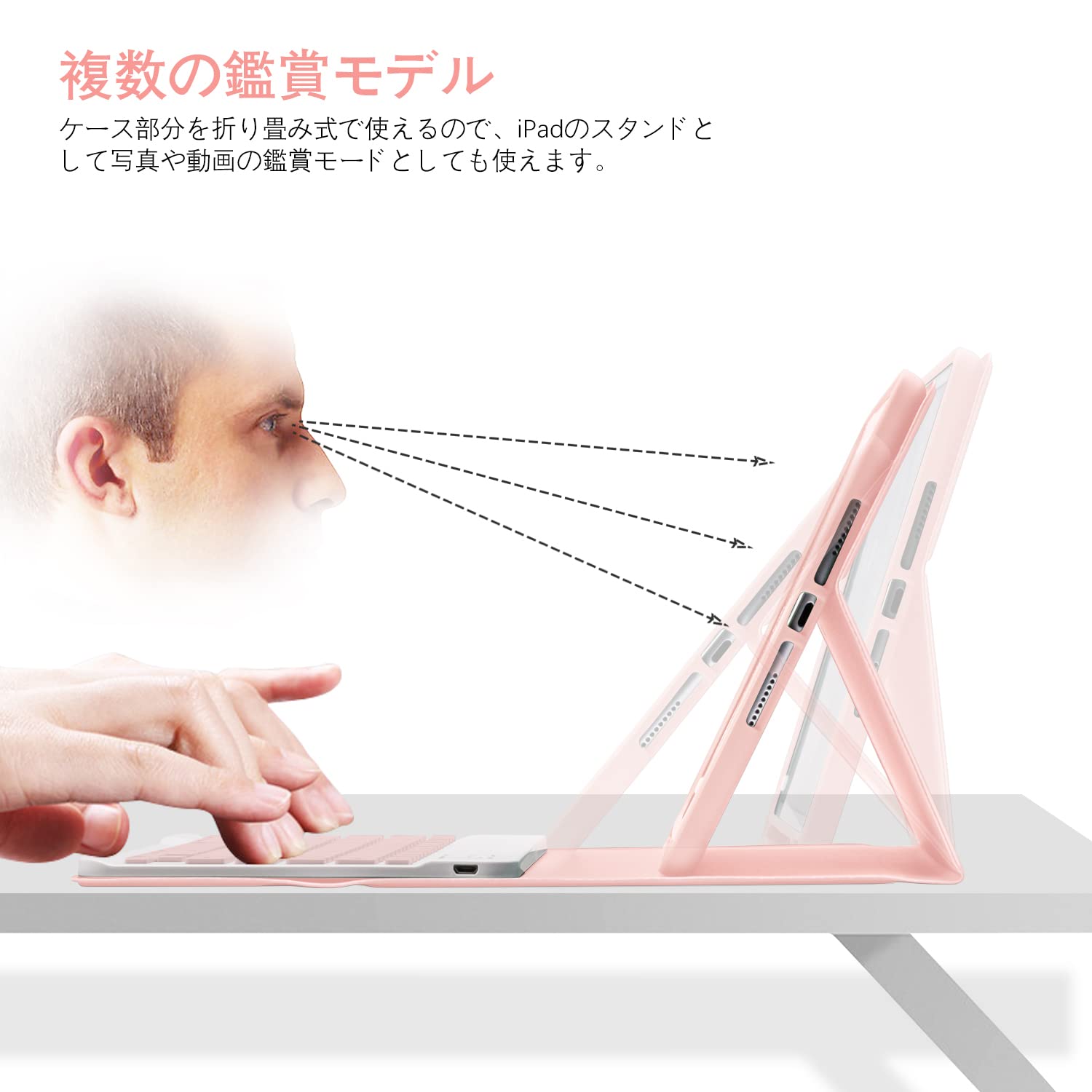 Amazon.co.jp: GOOJODOQ iPad 10.2 キーボード ケース 第9/8/7世代