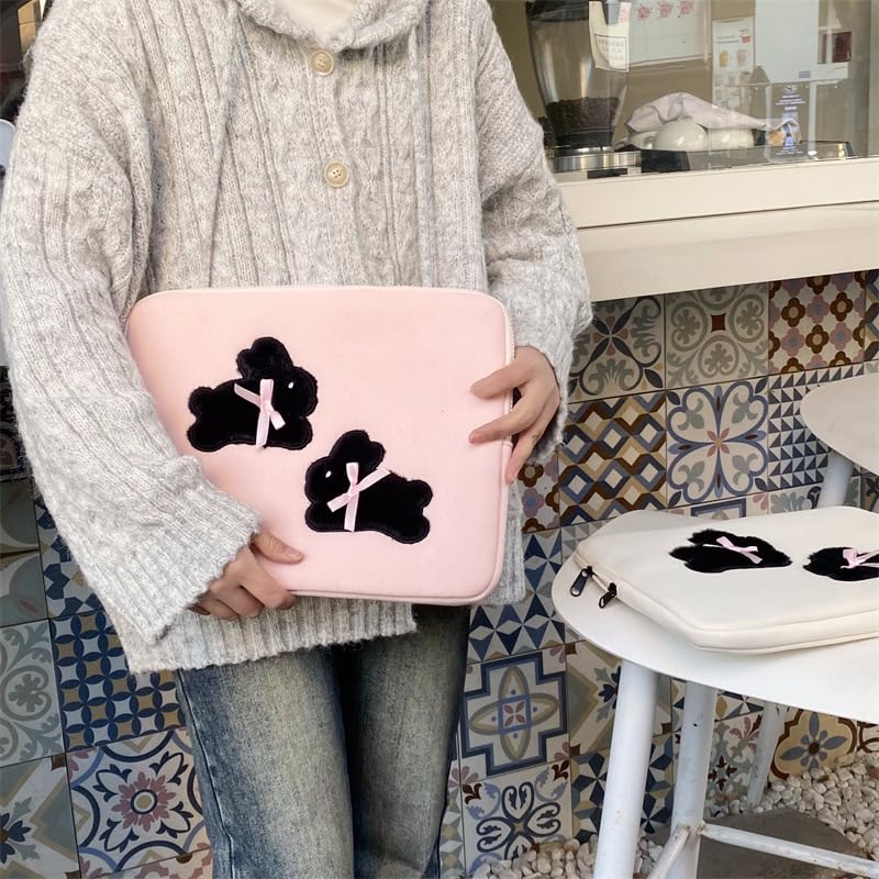 Funda acolchada para laptop con diseño conejo kawaii miniatura 5
