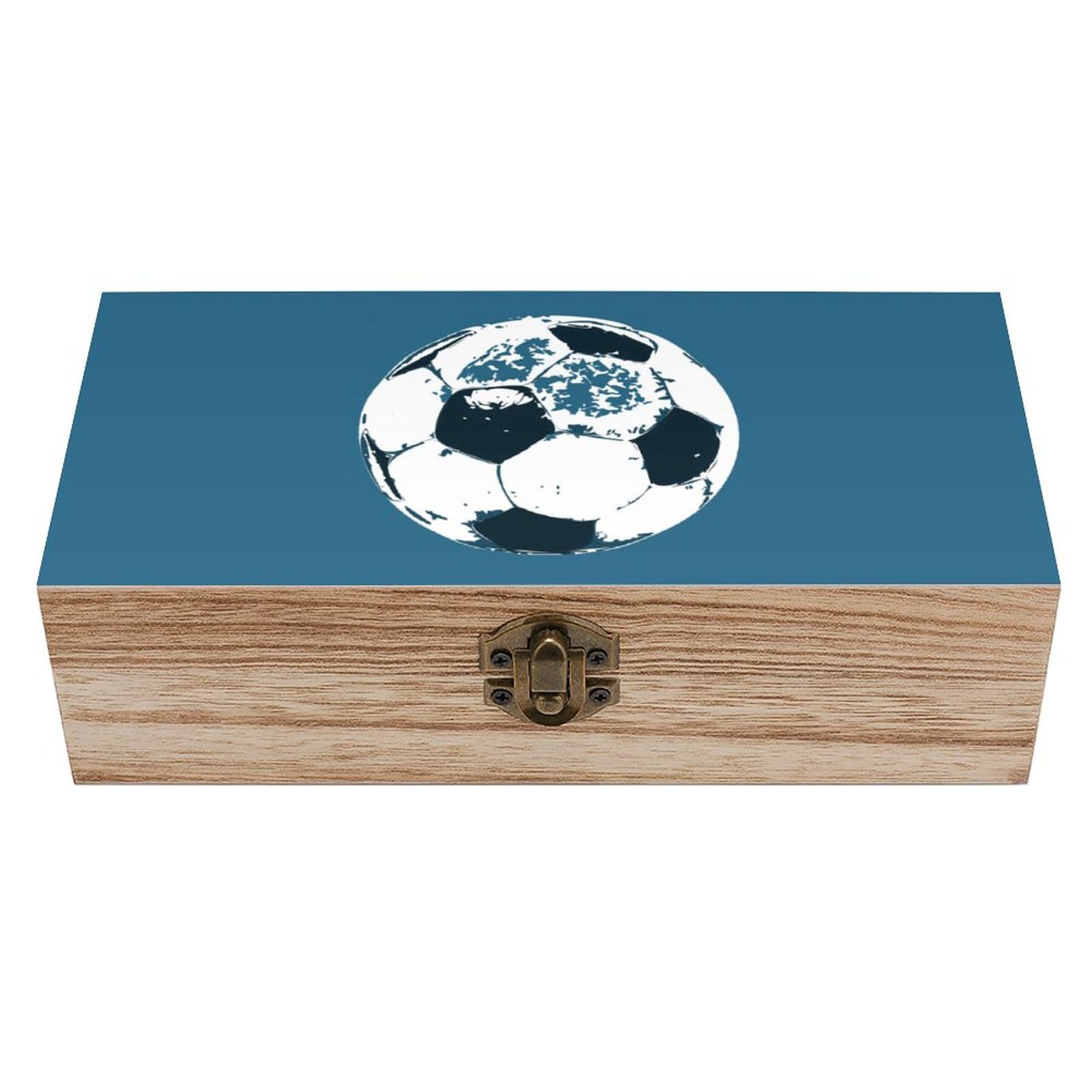 Vintage Houten Opbergdoos, Boek Sieraden Opslag Organizer Schat Koffer Home Decor 9,1 * 6,3 * 3,9 inch (#2: Lotus